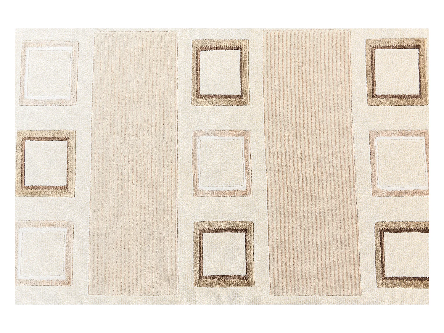 Tapis de couloir en laine 79x401 beige Darya