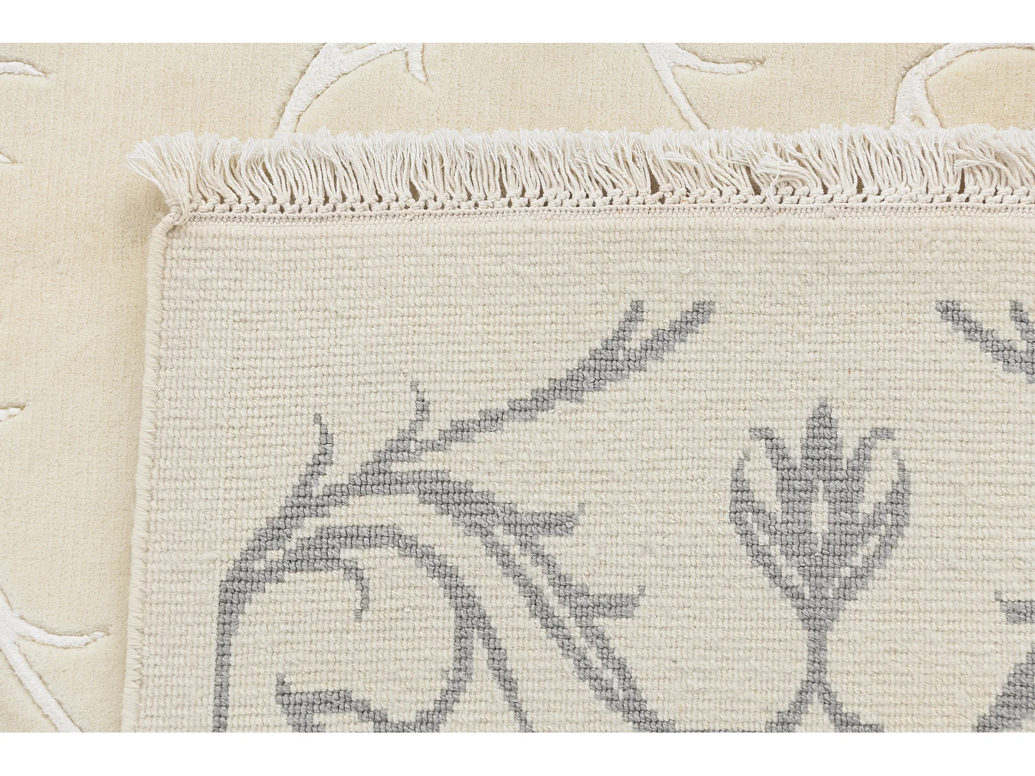 Tapis de laine 168x239 beige Darya