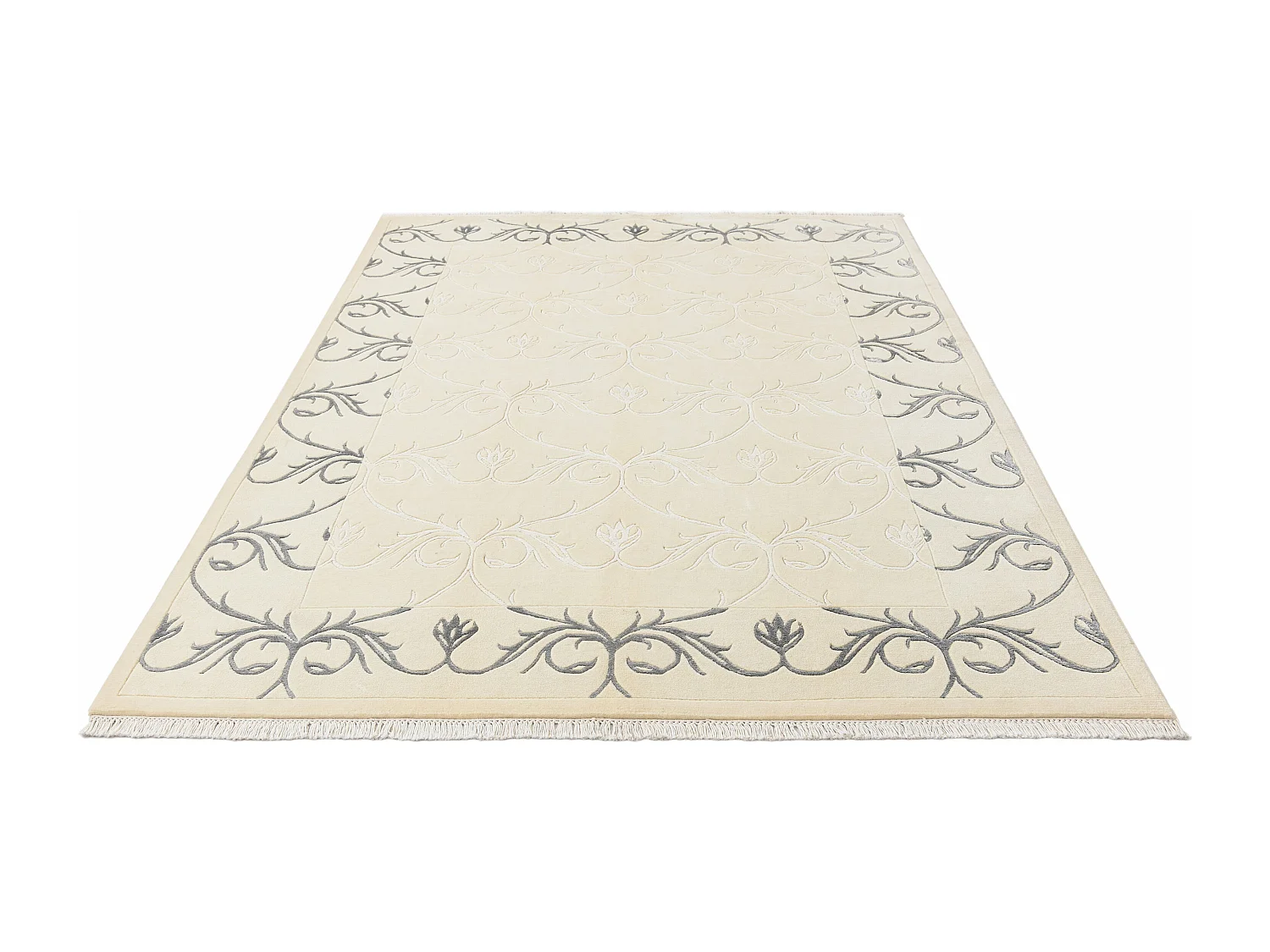 Wollteppich 168x239 Beige Darya