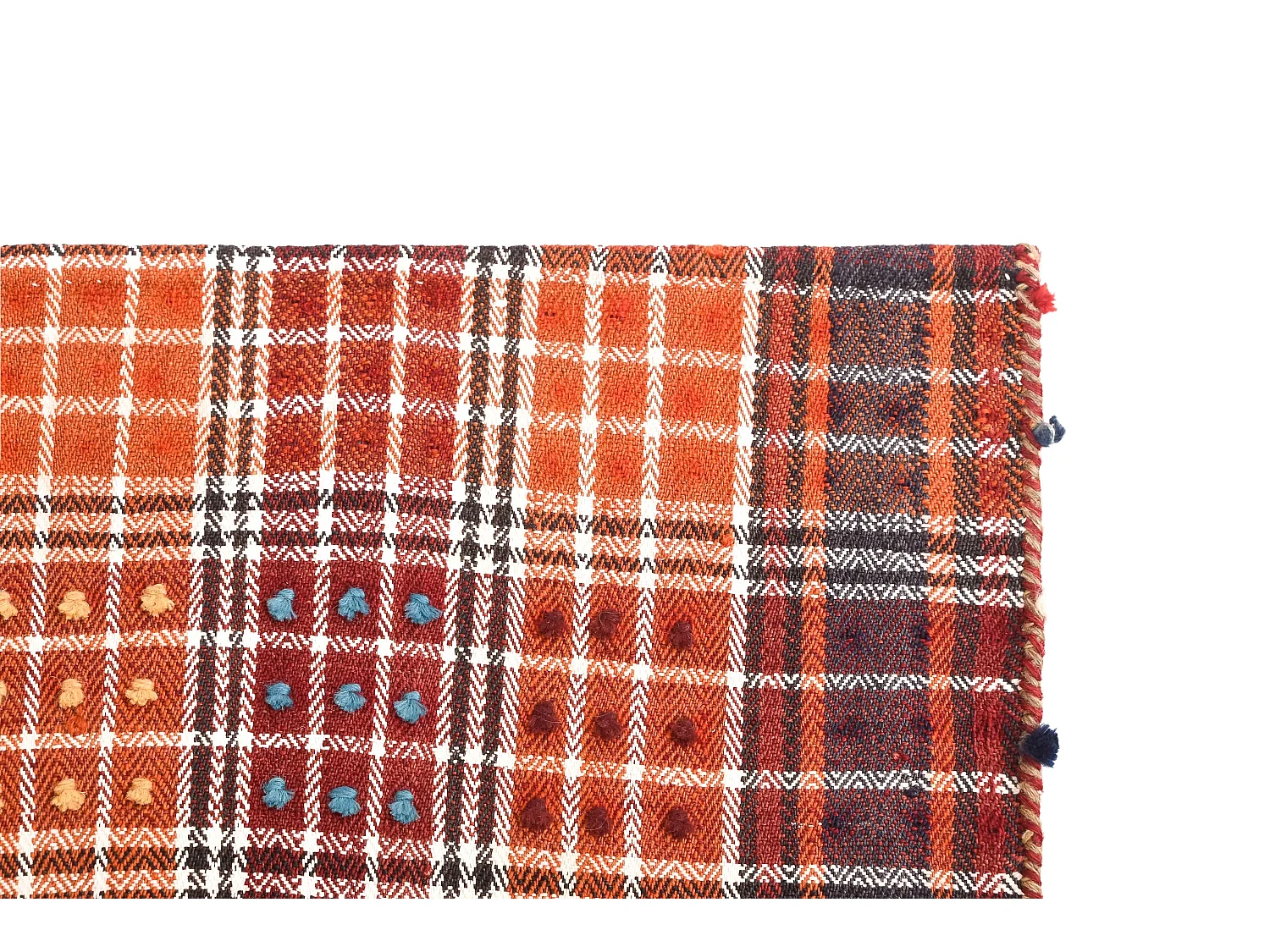 Wollteppich 154x204 Orange Jajim