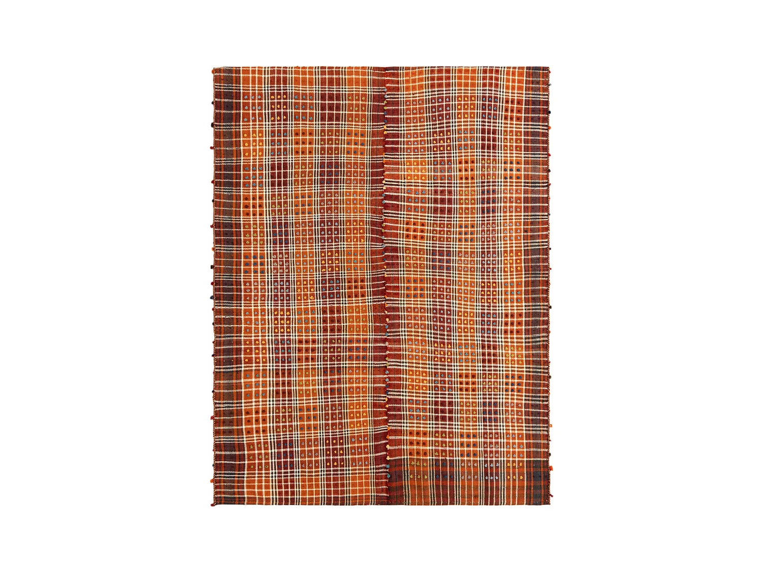 Wollteppich 154x204 Orange Jajim