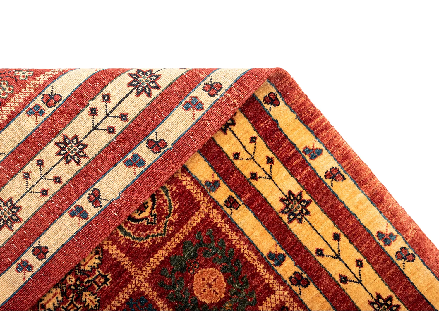 Wollteppich 100x156 Rot Kashkuli