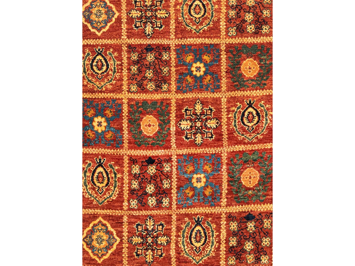 Wollteppich 100x156 Rot Kashkuli