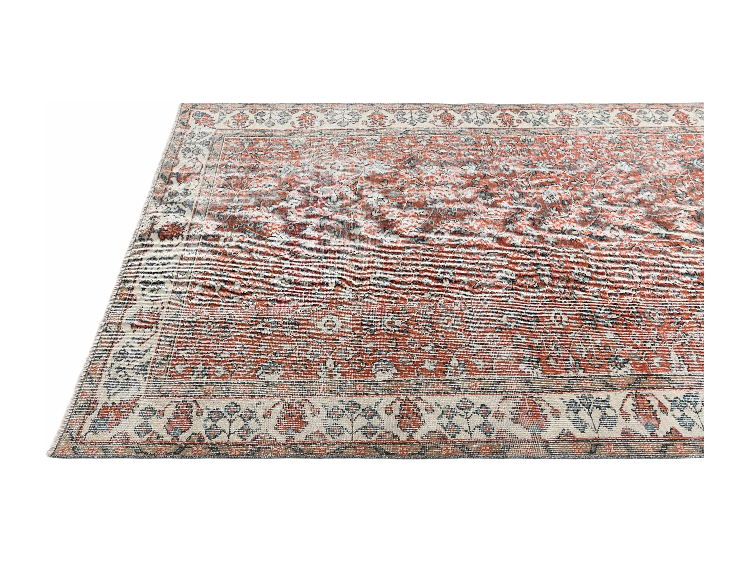 Tapis de laine 155x264 beige Ultra Vintage