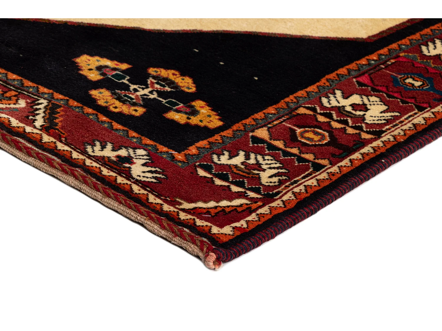 Tappeto in lana 130x208 beige Ghashghai