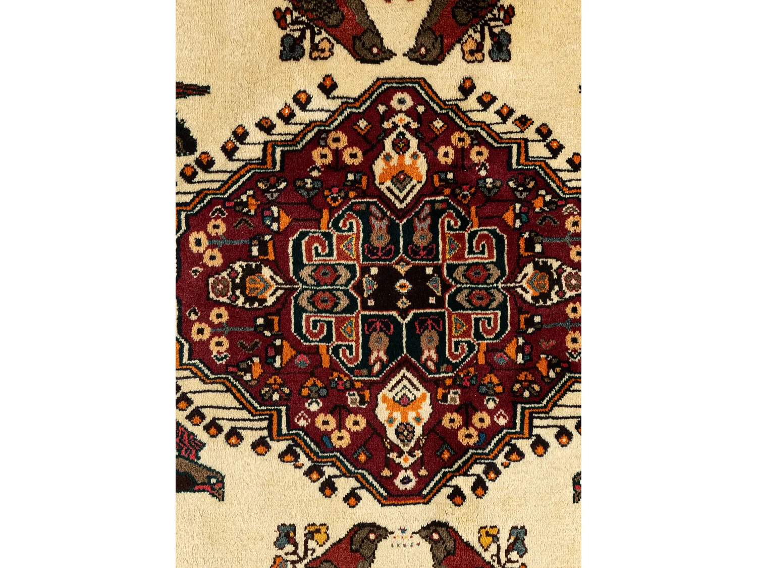 Tappeto in lana 130x208 beige Ghashghai