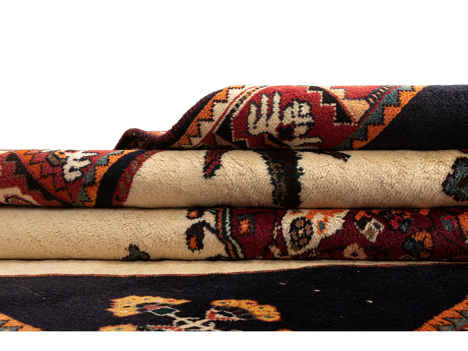 Tappeto in lana 130x208 beige Ghashghai