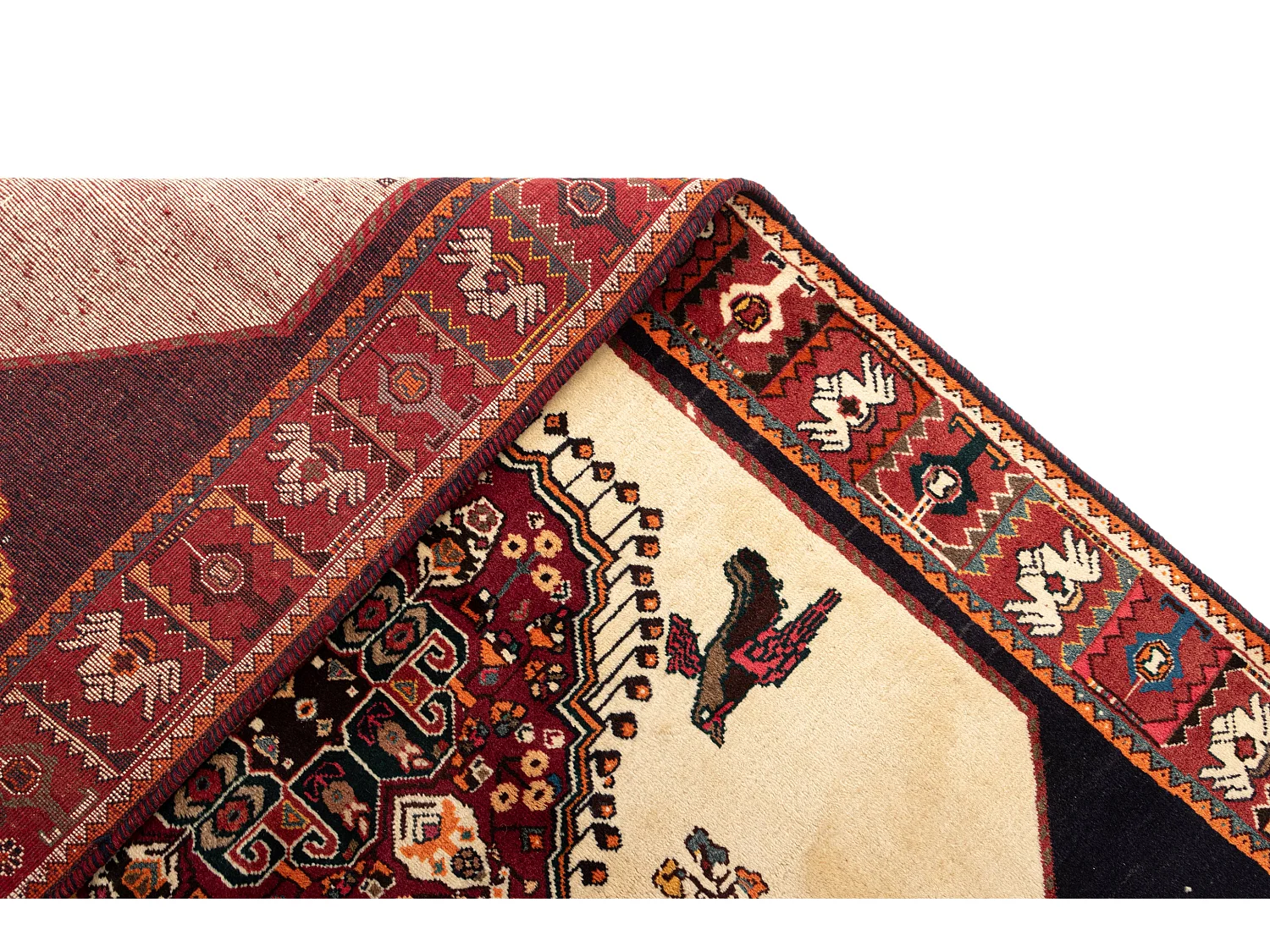 Tappeto in lana 130x208 beige Ghashghai