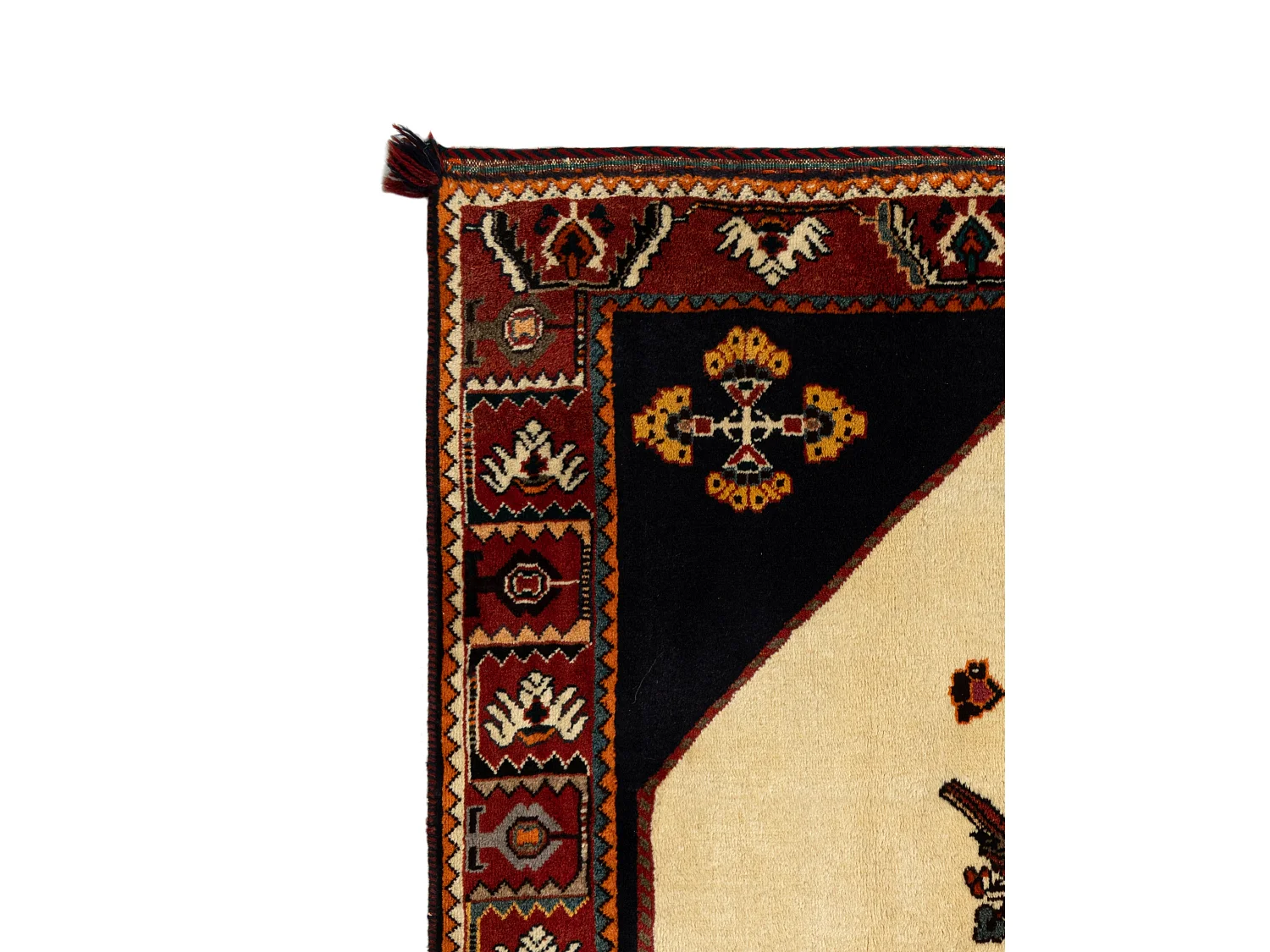 Tappeto in lana 130x208 beige Ghashghai