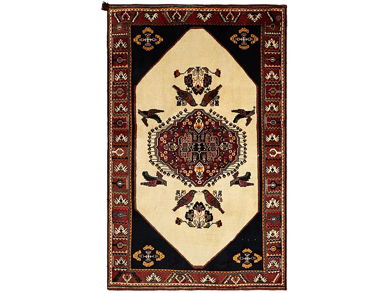 Tappeto in lana 130x208 beige Ghashghai