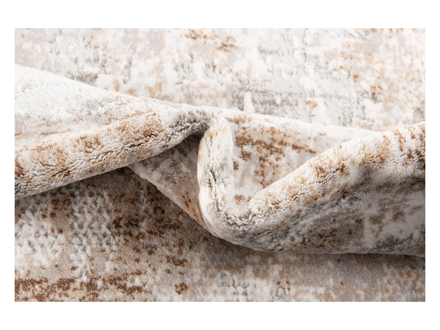 Teppich 160x160 Beige Davos Excellence