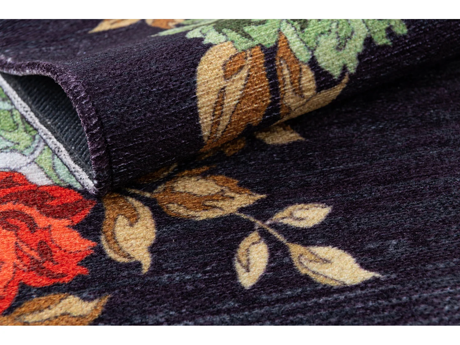 Tapijt 185x65 Zwart Kriens Floret