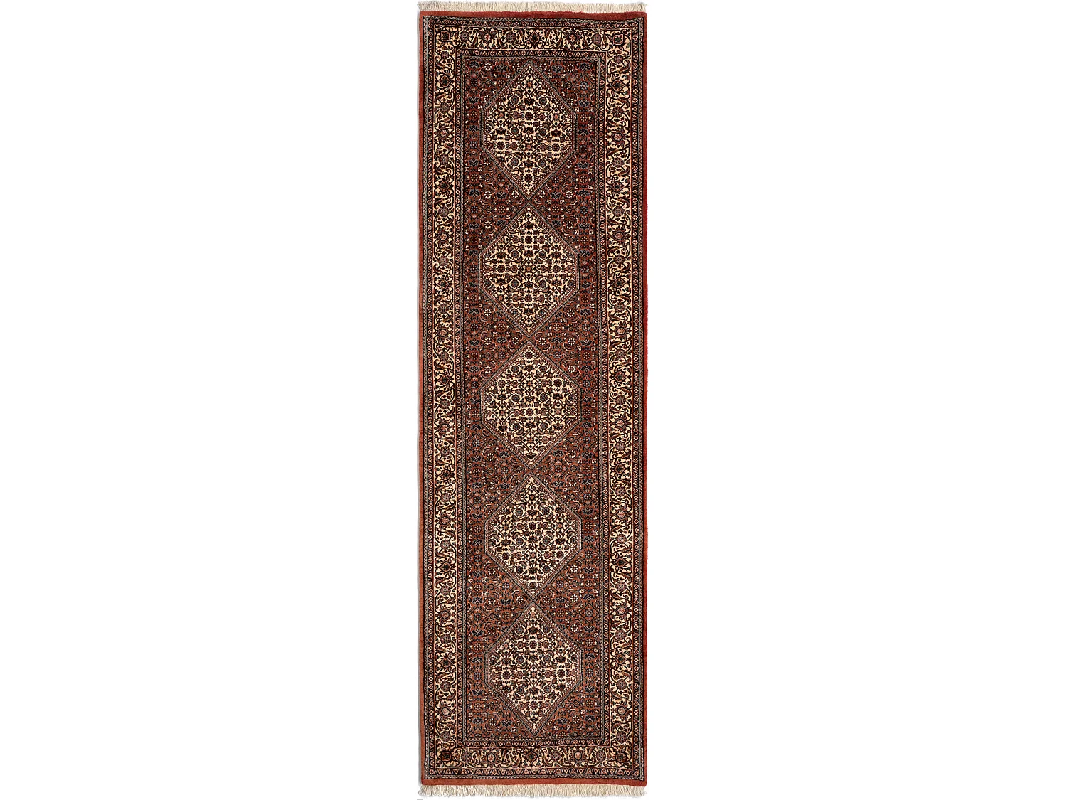 Loper-Woltapijt 291x83 Bruin Bidjar