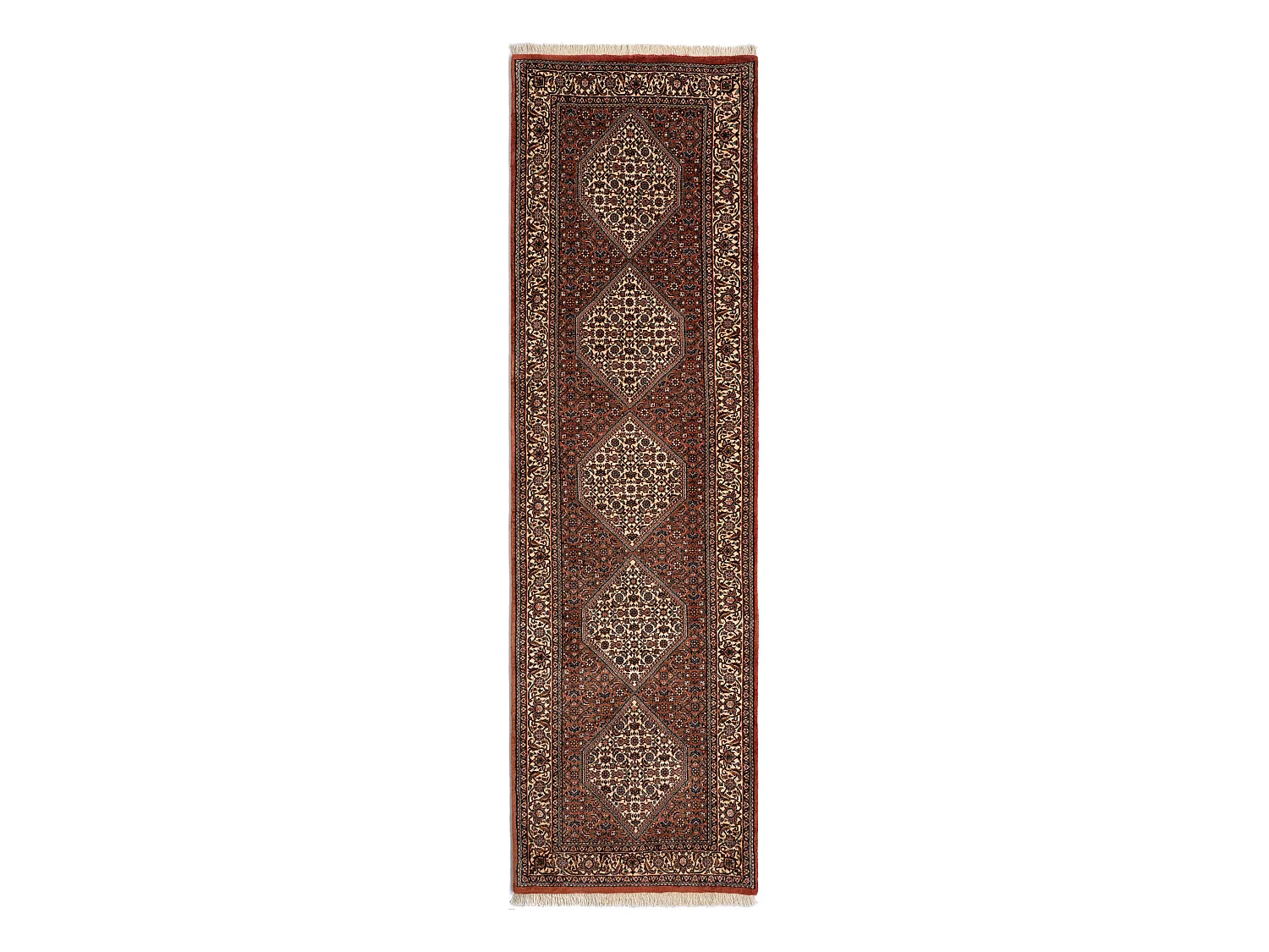 Tapis de couloir en laine 83x291 brun Bidjar