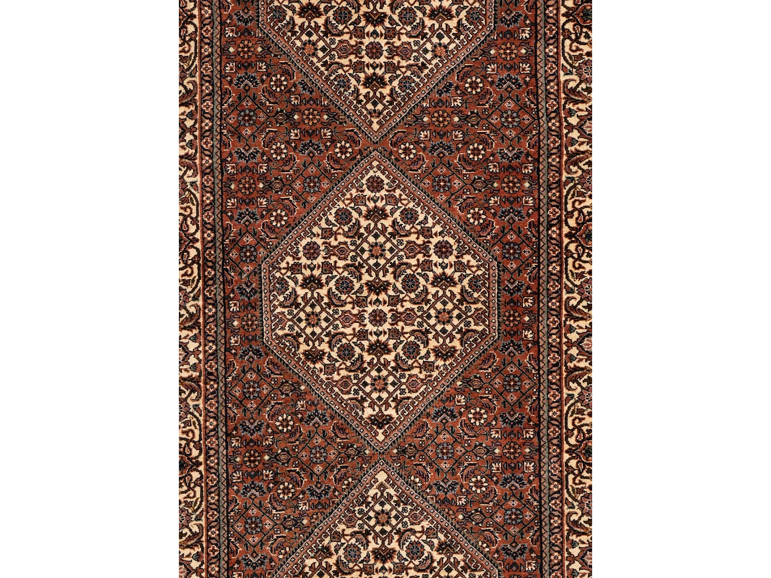 Tapis de couloir en laine 83x291 brun Bidjar