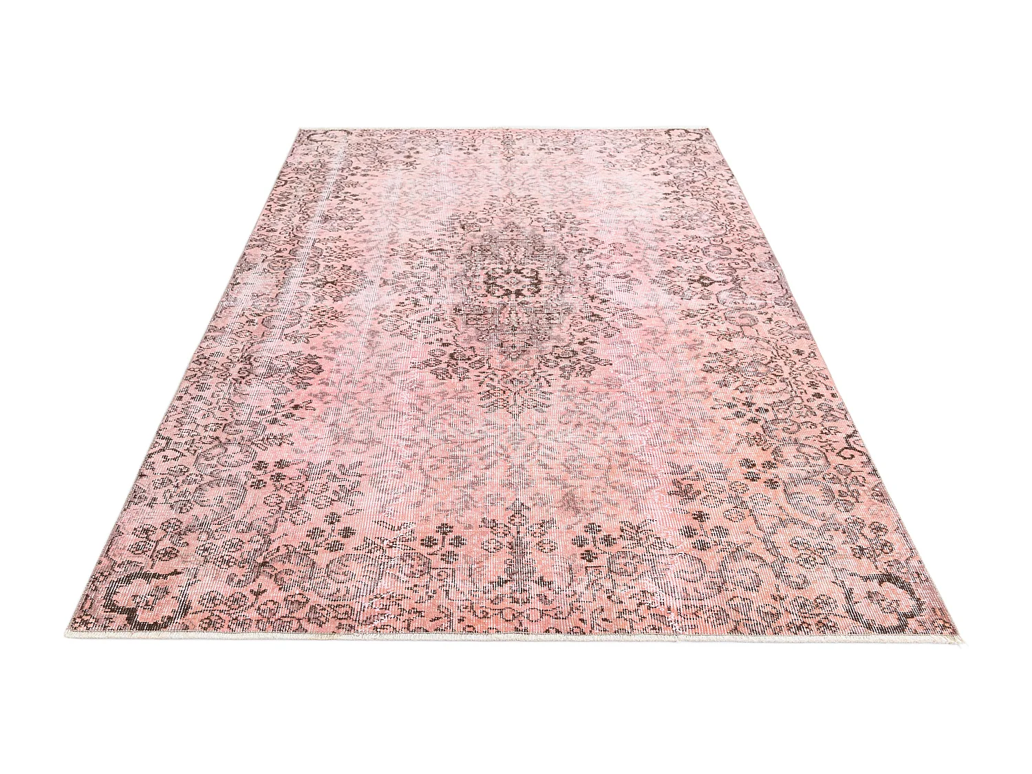 Wollteppich 155x231 Rosa Ultra Vintage