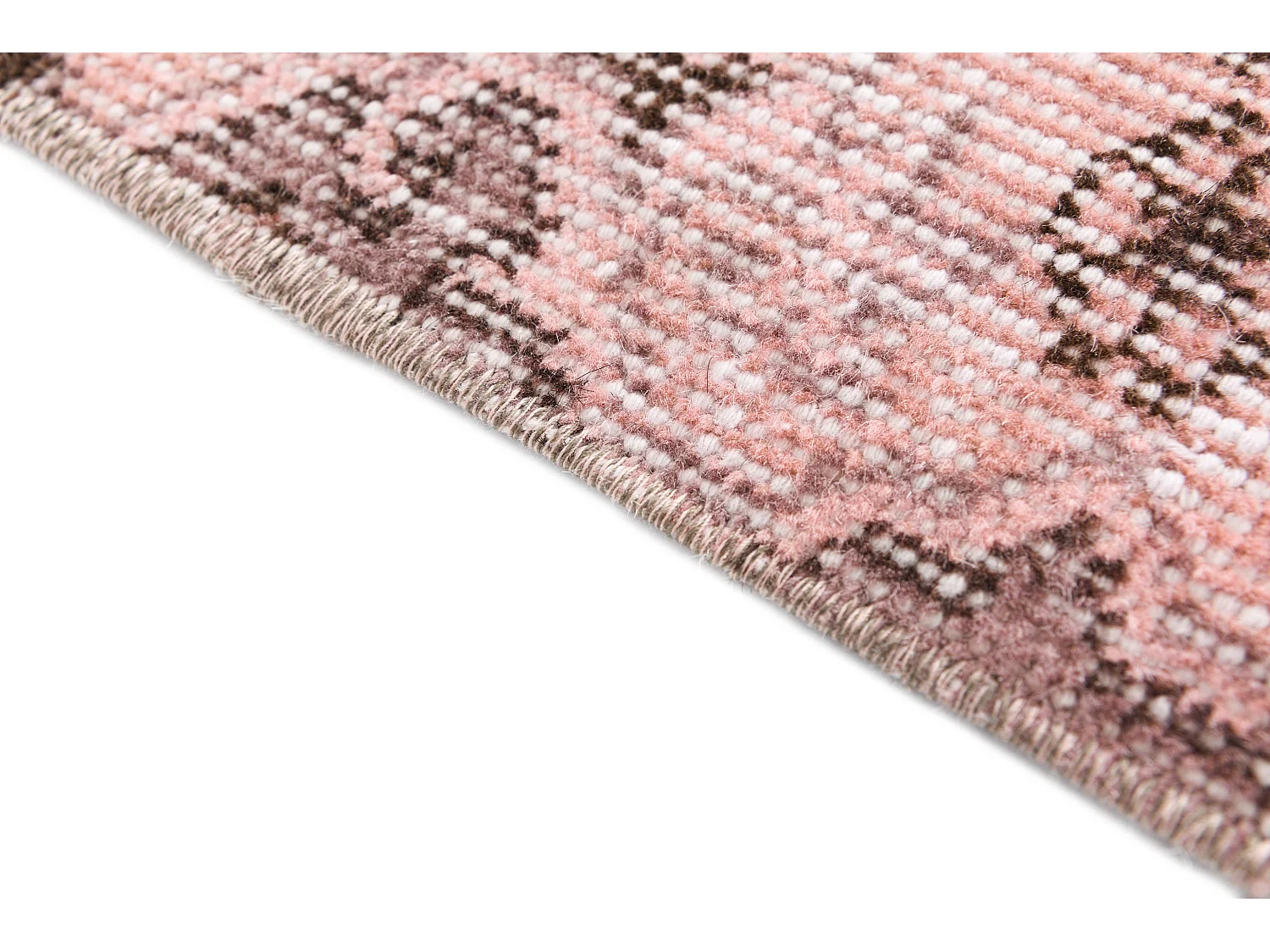 Wollteppich 155x231 Rosa Ultra Vintage