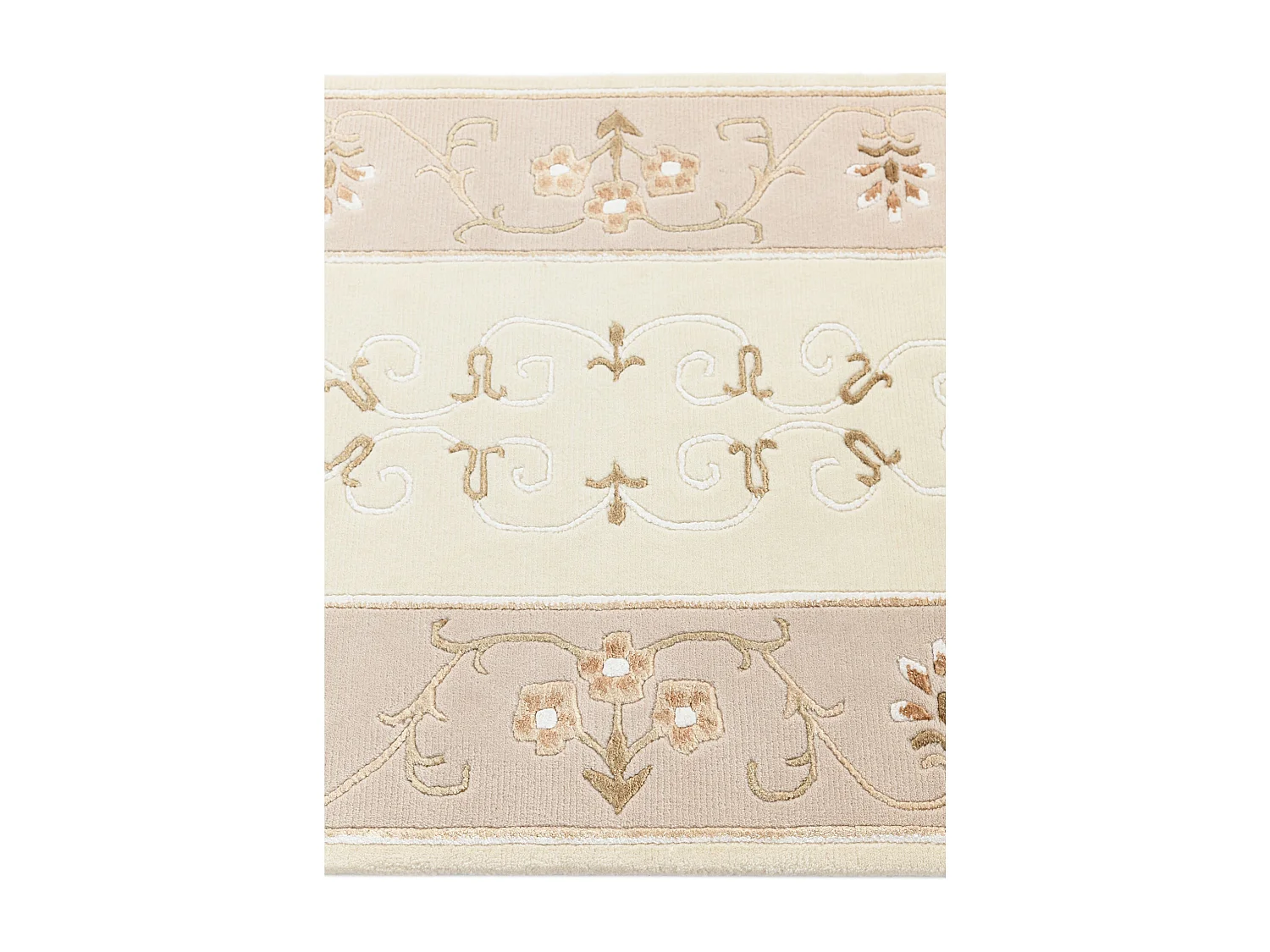 Tapis de couloir en laine 81x193 beige Darya