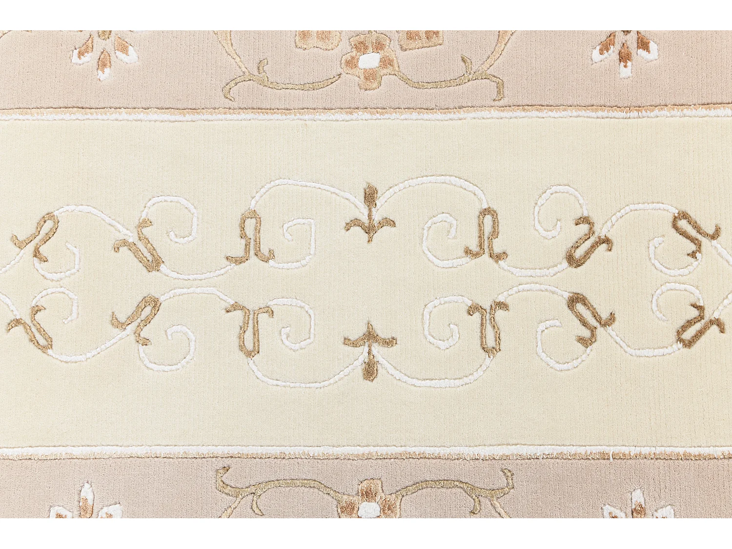Tapis de couloir en laine 81x193 beige Darya