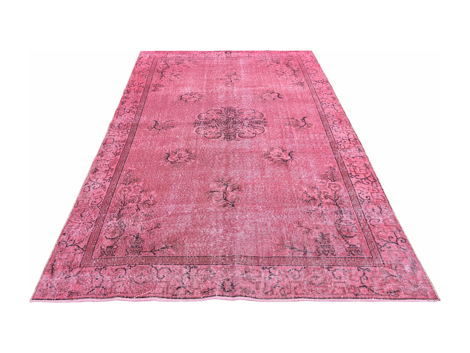 Tappeto in lana 152x259 Viola Ultra Vintage