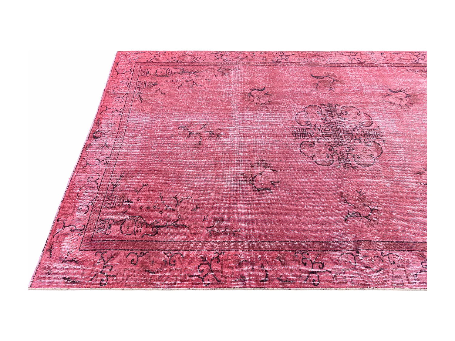 Tappeto in lana 152x259 Viola Ultra Vintage