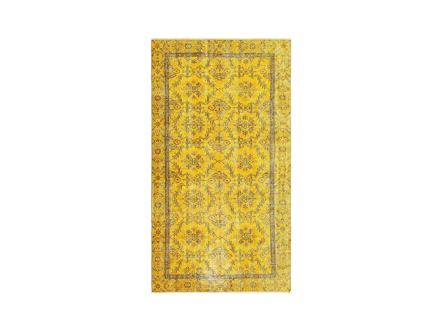 Tapis de laine 145x264 jaune Ultra Vintage