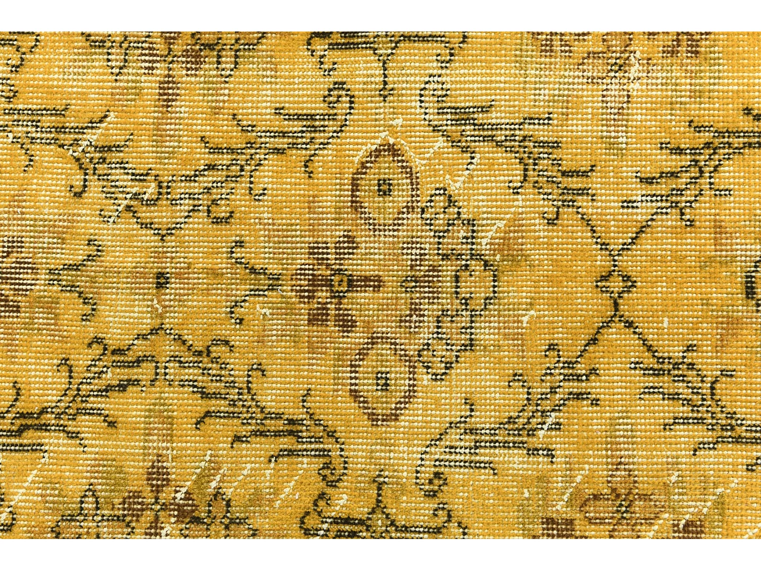 Tapis de laine 145x264 jaune Ultra Vintage