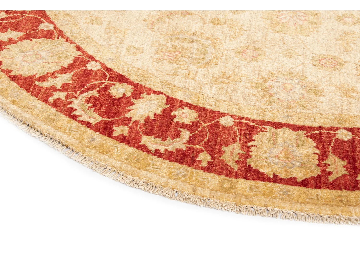 Wollteppich 146x148 Beige Kaizar