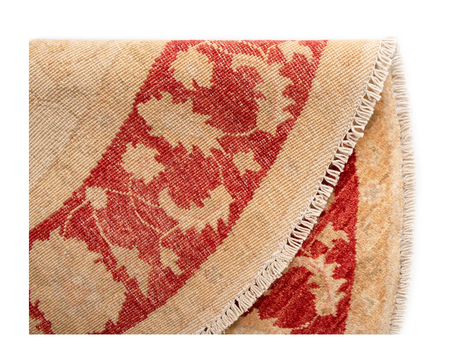 Wollteppich 146x148 Beige Kaizar