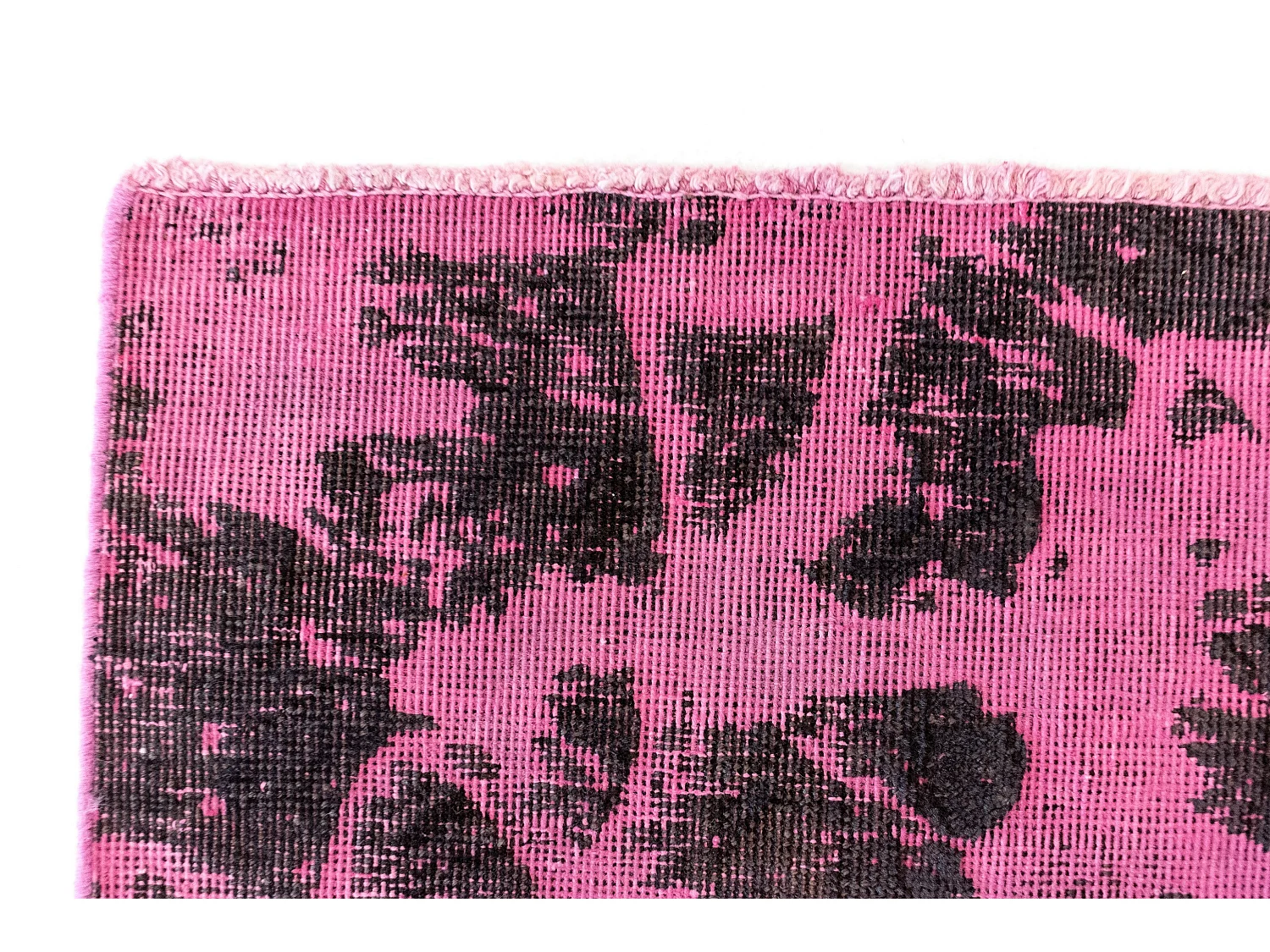 Wollteppich 134x140 Rosa Vintage Royal