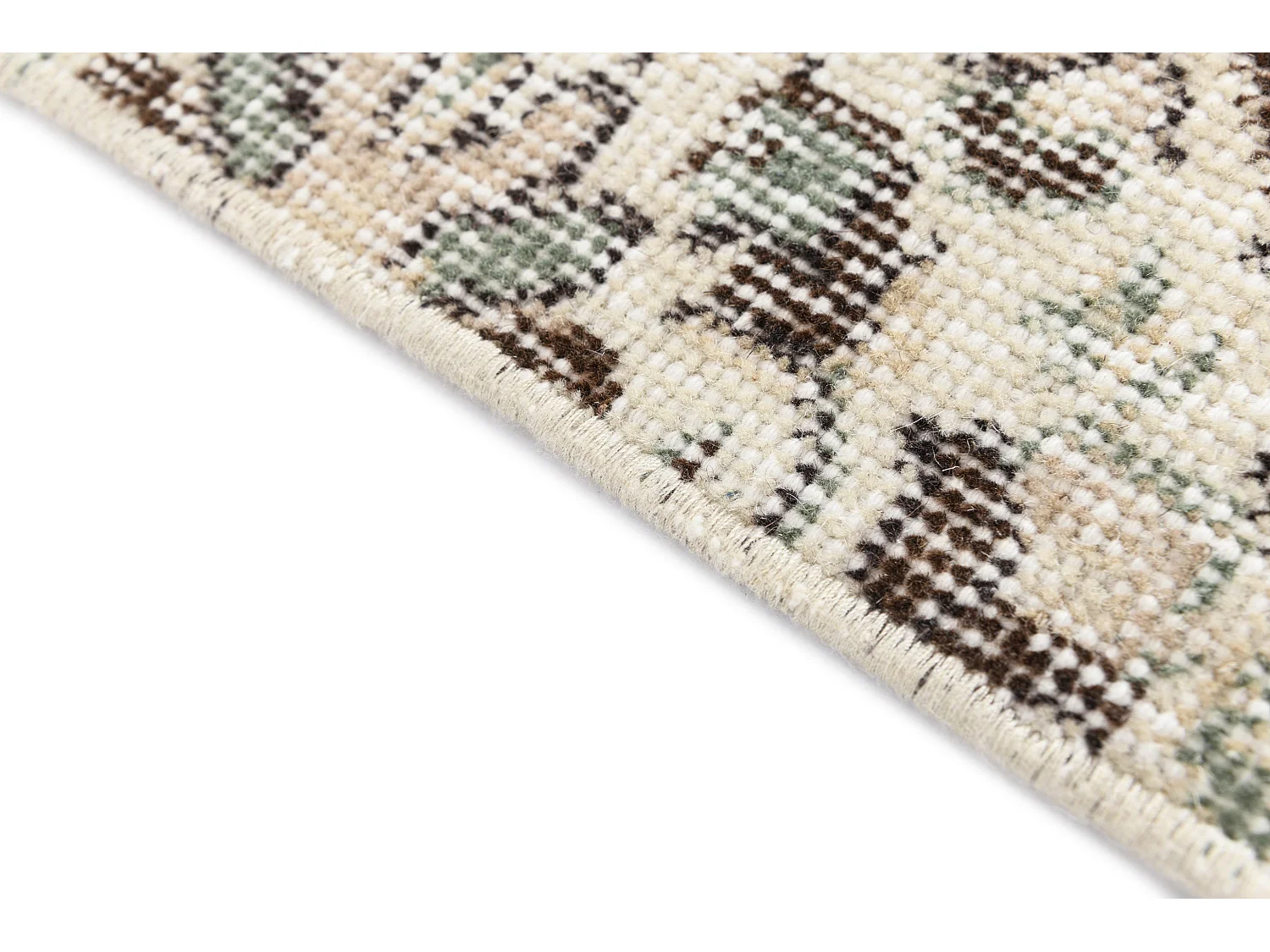 Tapis de laine 117x208 beige Ultra Vintage