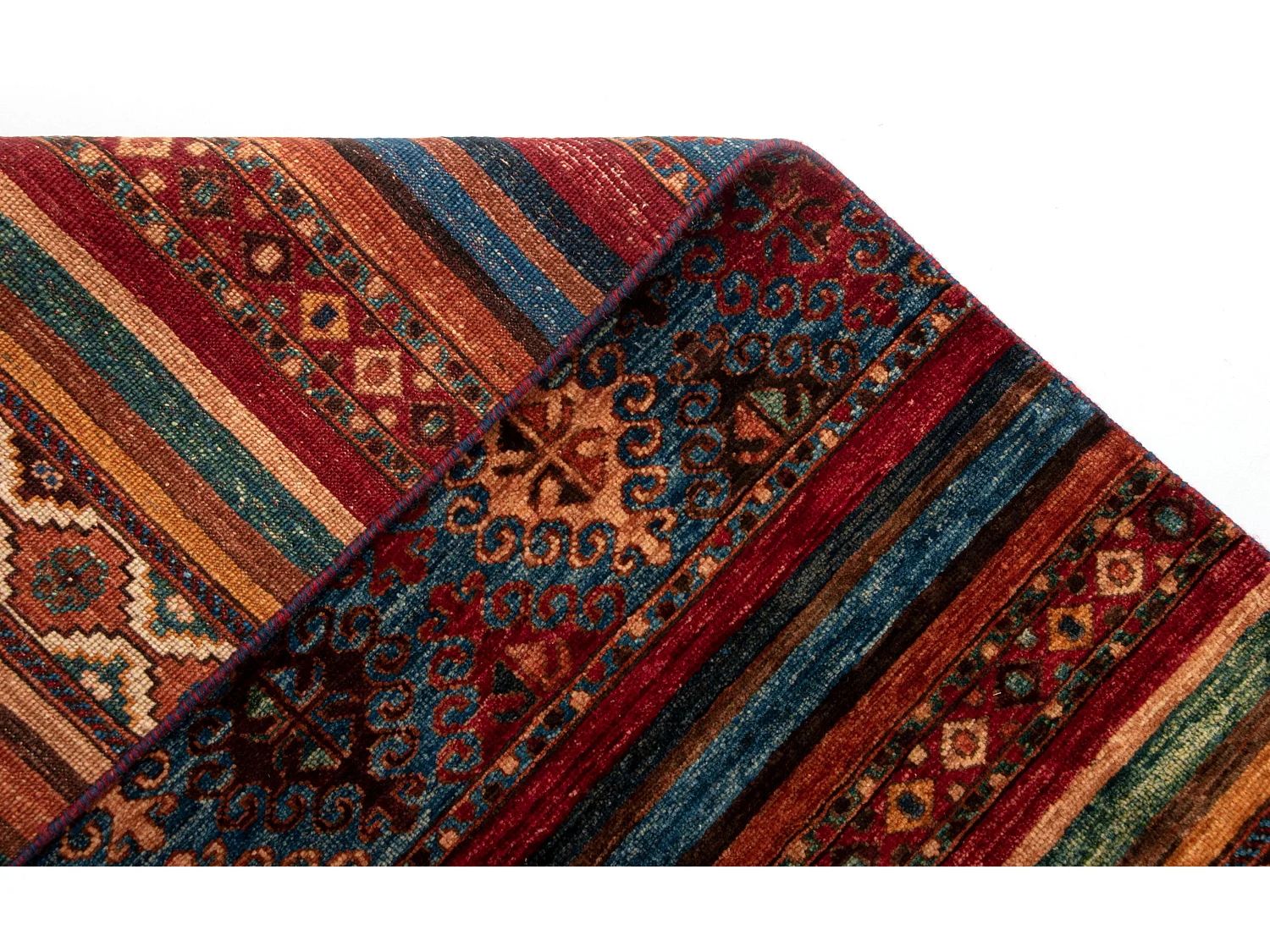 Wollteppich 173x243 Rot Torkman