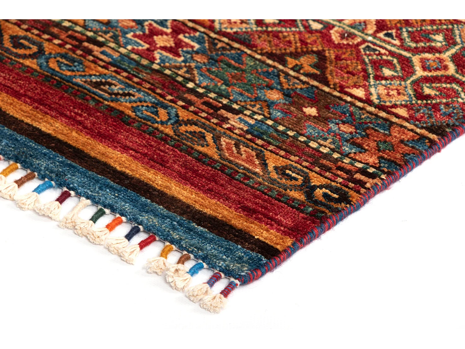 Wollteppich 173x243 Rot Torkman