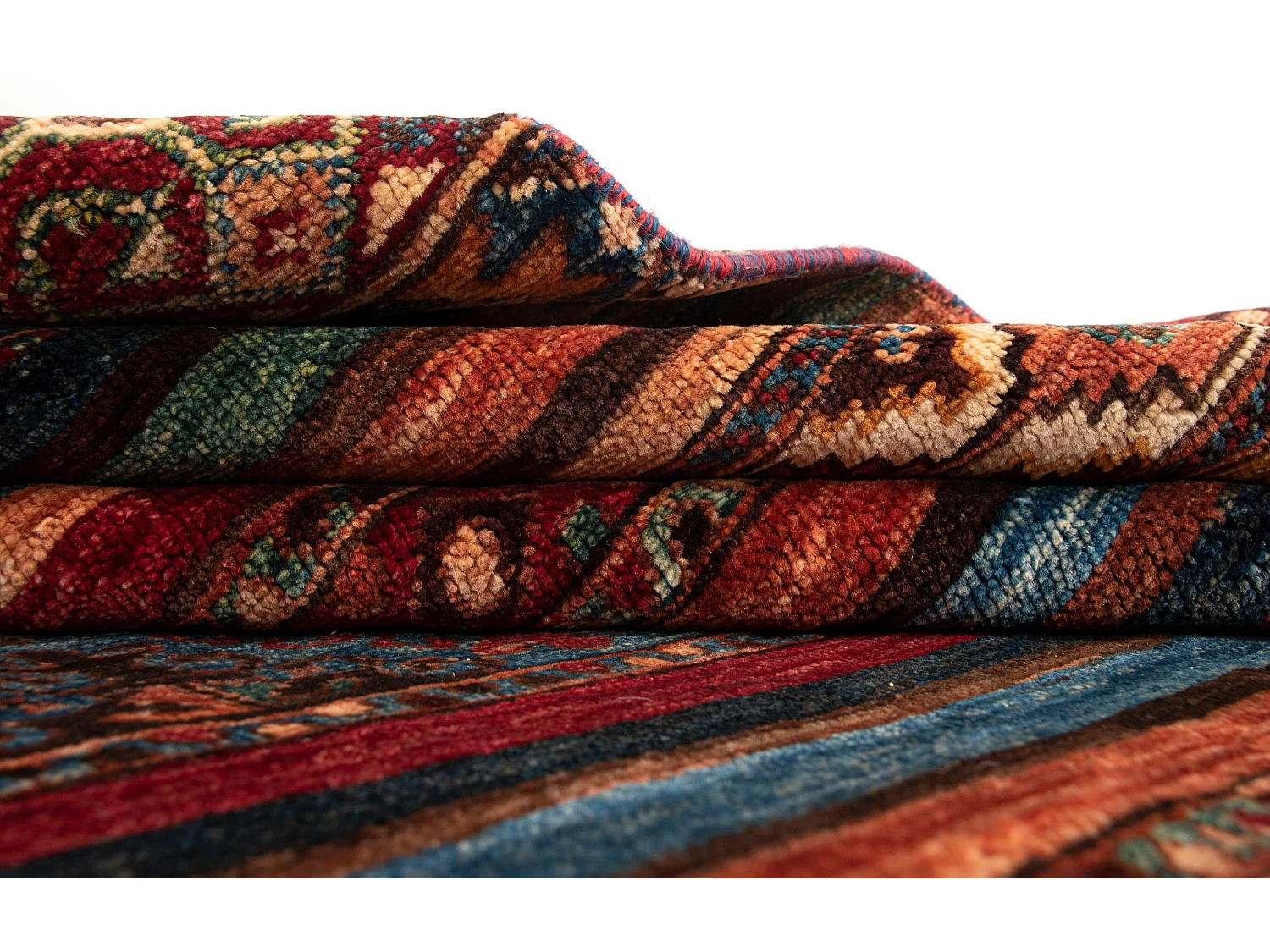 Tapis de laine 173x243 rouge Torkman