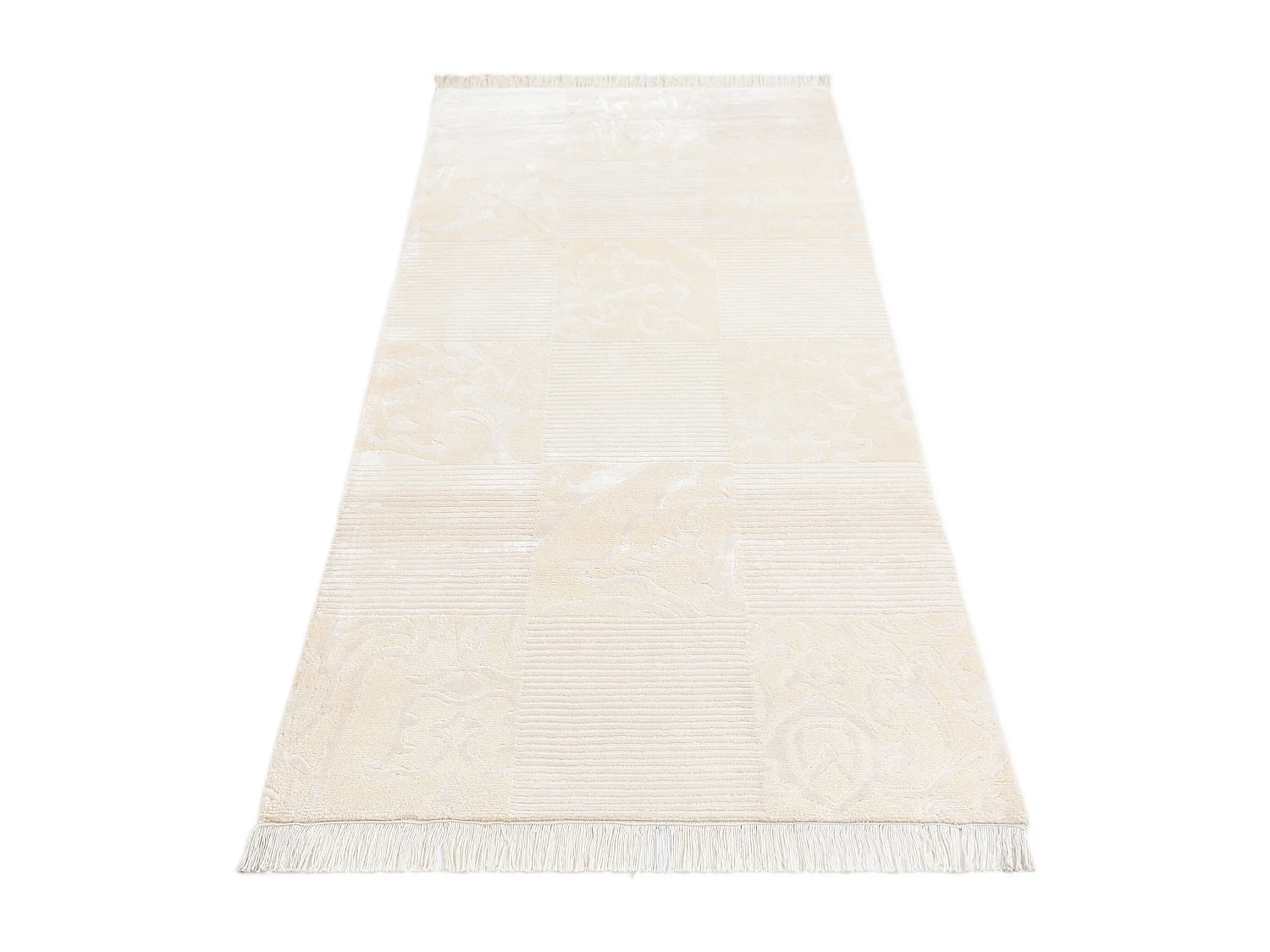 Tapis de couloir en laine 81x203 beige Darya