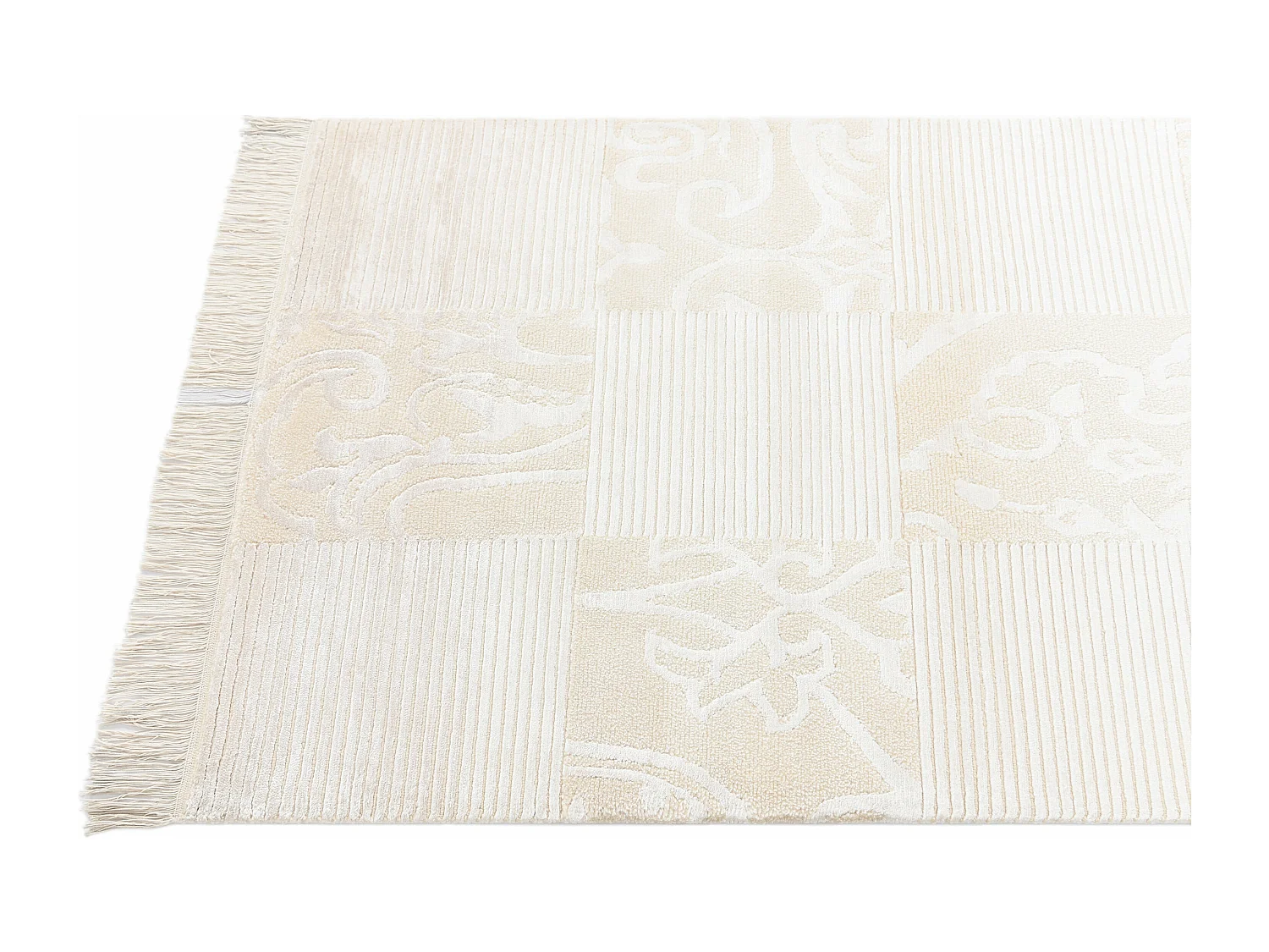 Tapis de couloir en laine 81x203 beige Darya