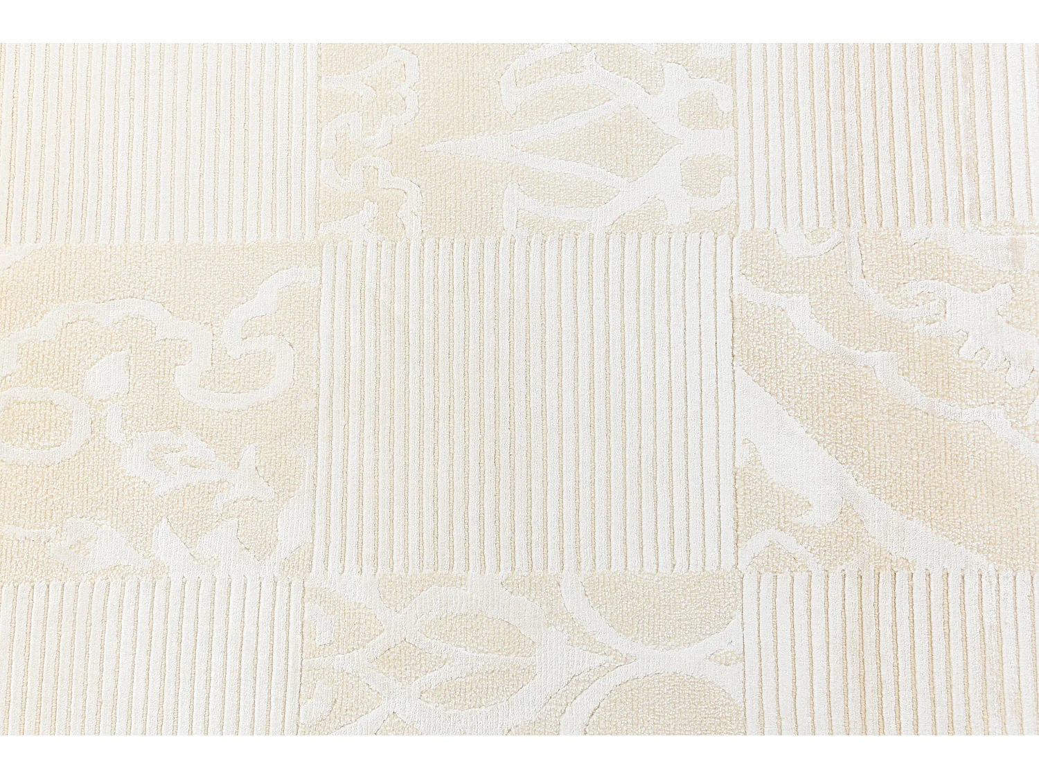 Tapis de couloir en laine 81x203 beige Darya