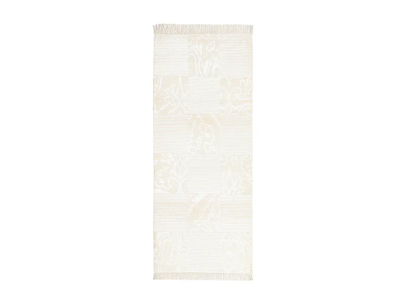 Tapis de couloir en laine 81x203 beige Darya