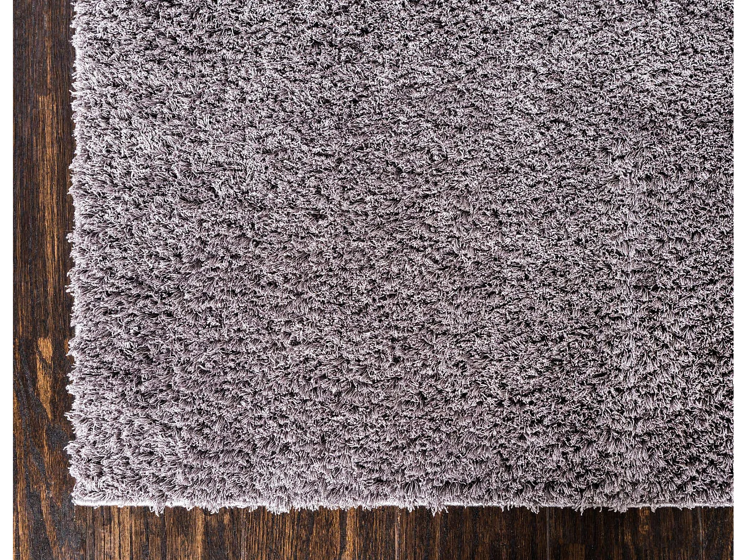 Hochflorteppich 125x125 Grau Luzern