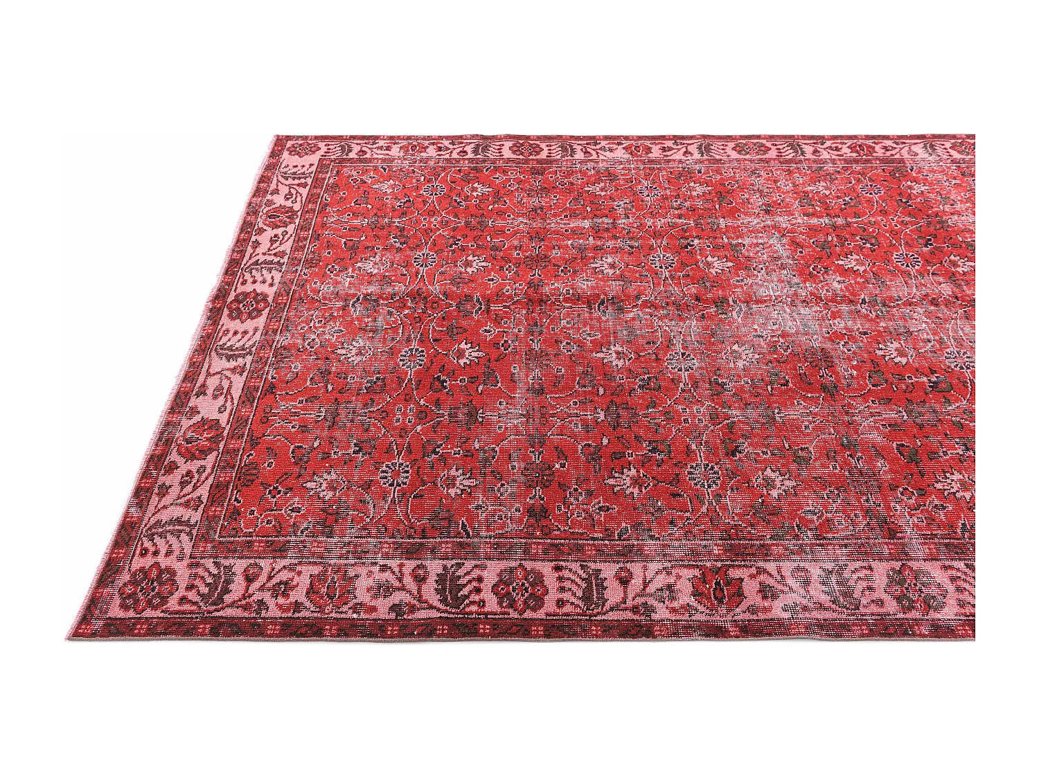 Wollteppich 165x282 Rot Ultra Vintage