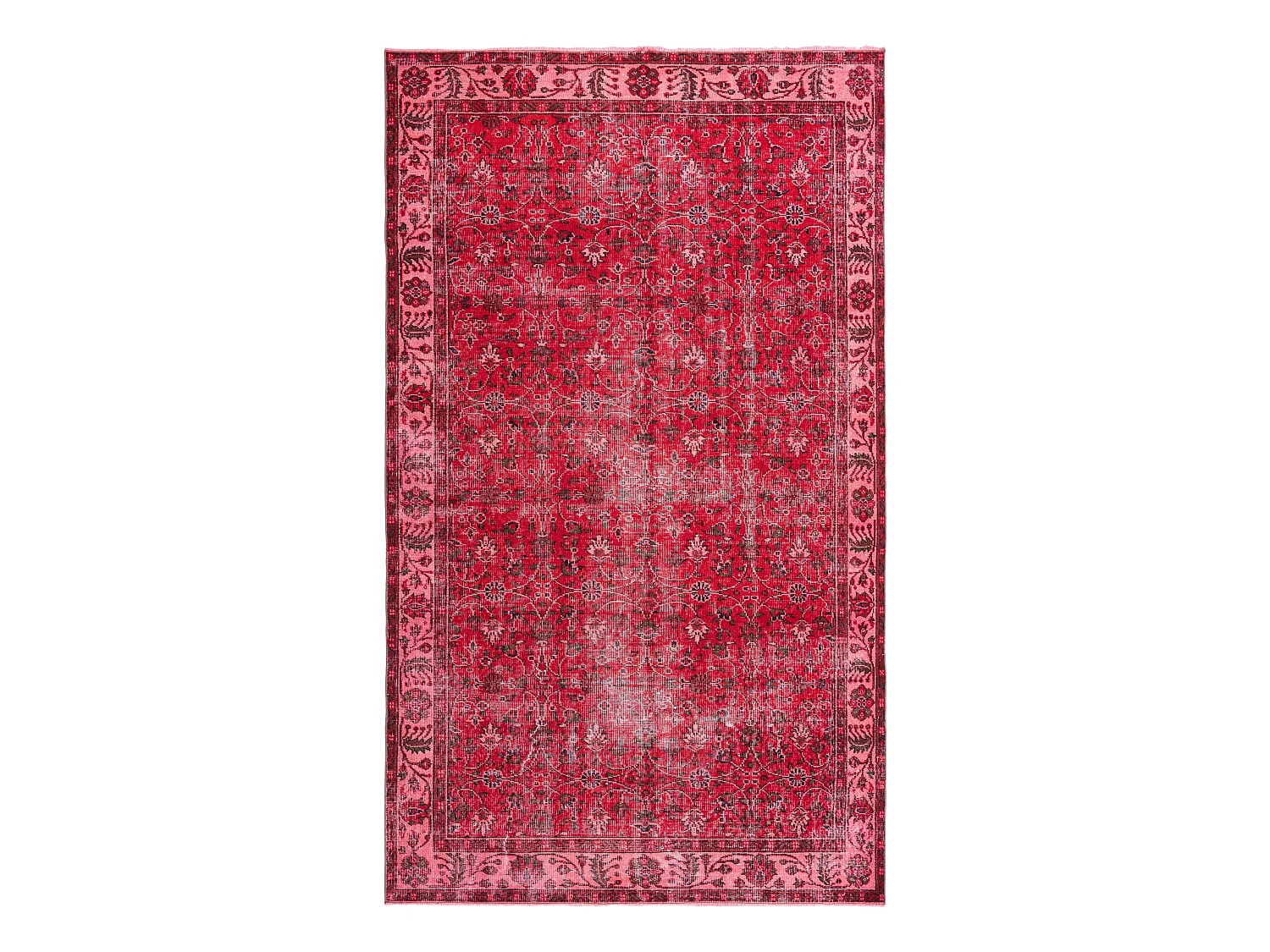 Tapis de laine 165x282 rouge Ultra Vintage