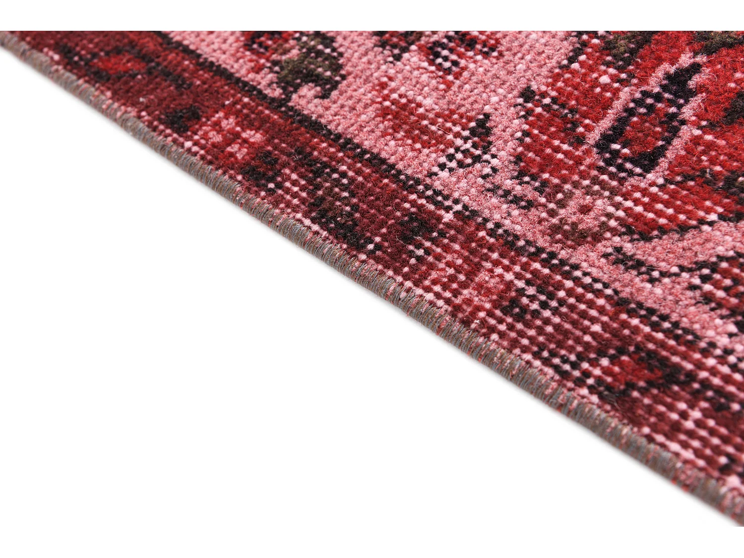 Tapis de laine 165x282 rouge Ultra Vintage