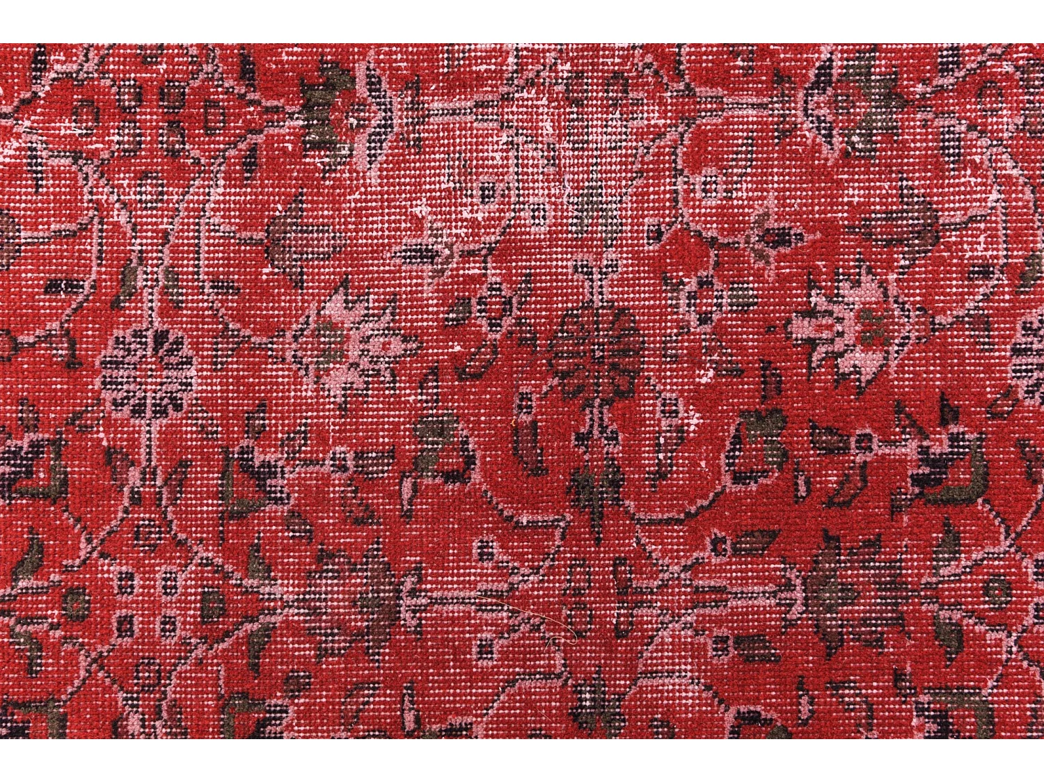 Tapis de laine 165x282 rouge Ultra Vintage