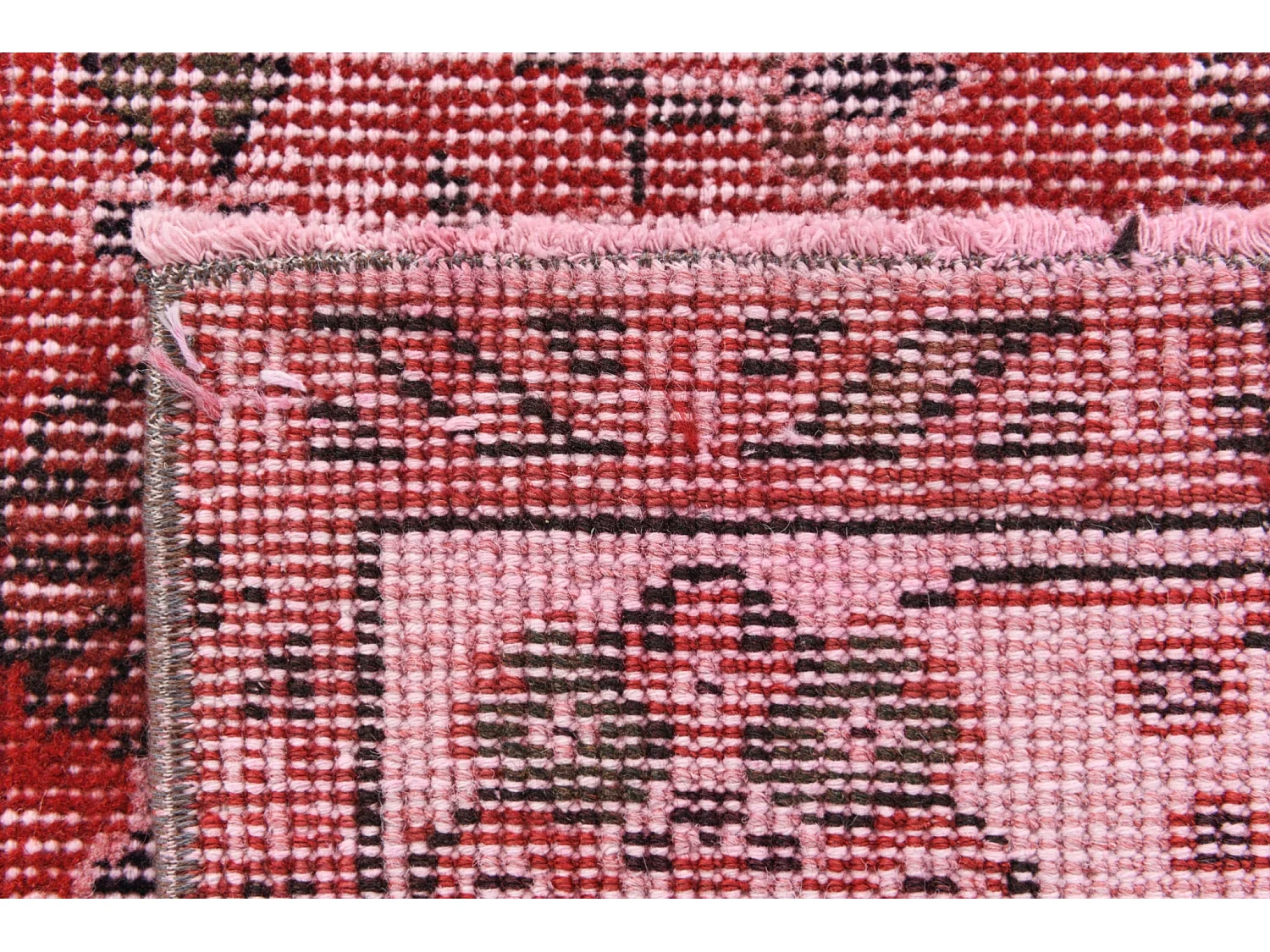 Tapis de laine 165x282 rouge Ultra Vintage