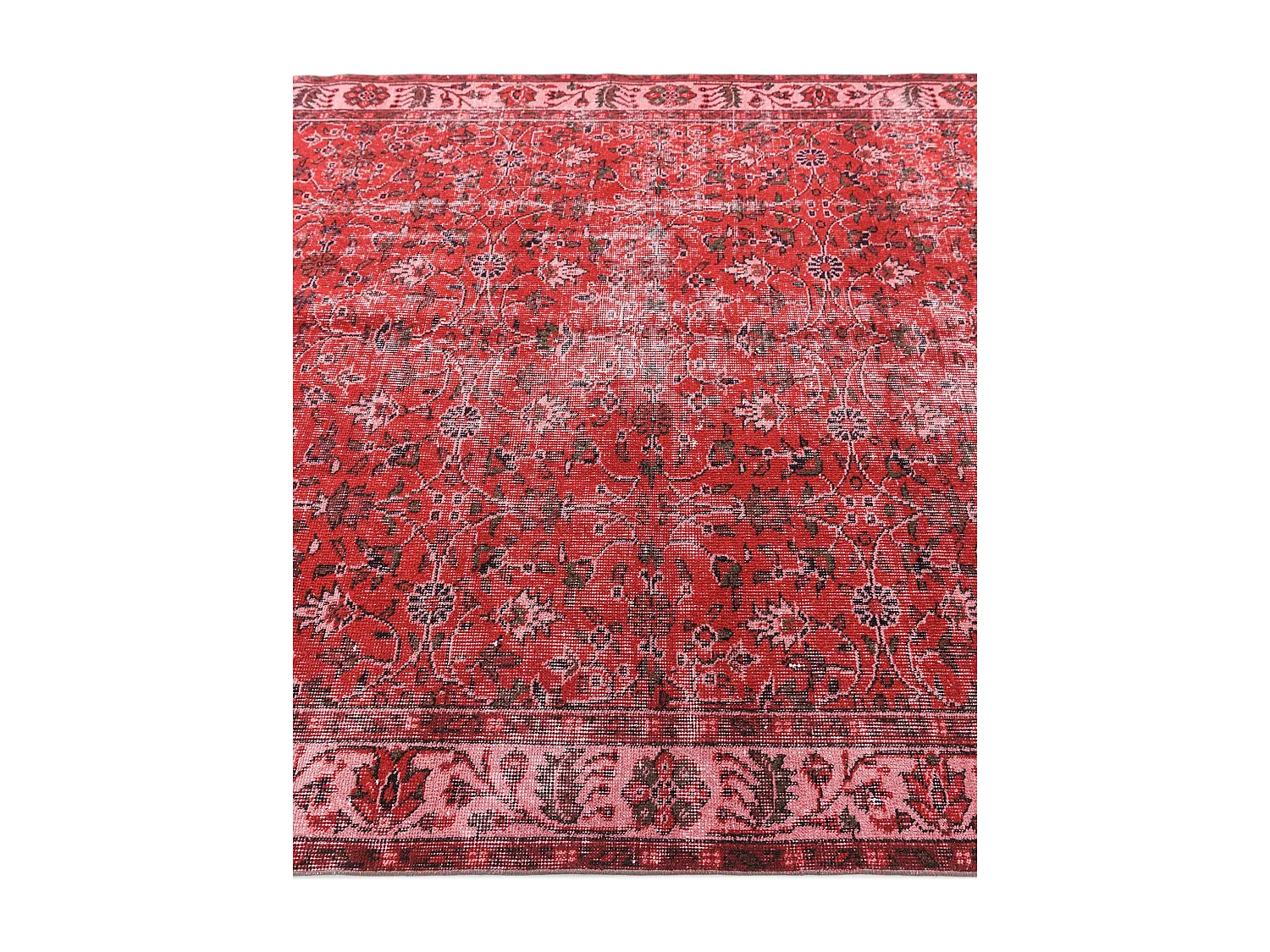 Tapis de laine 165x282 rouge Ultra Vintage
