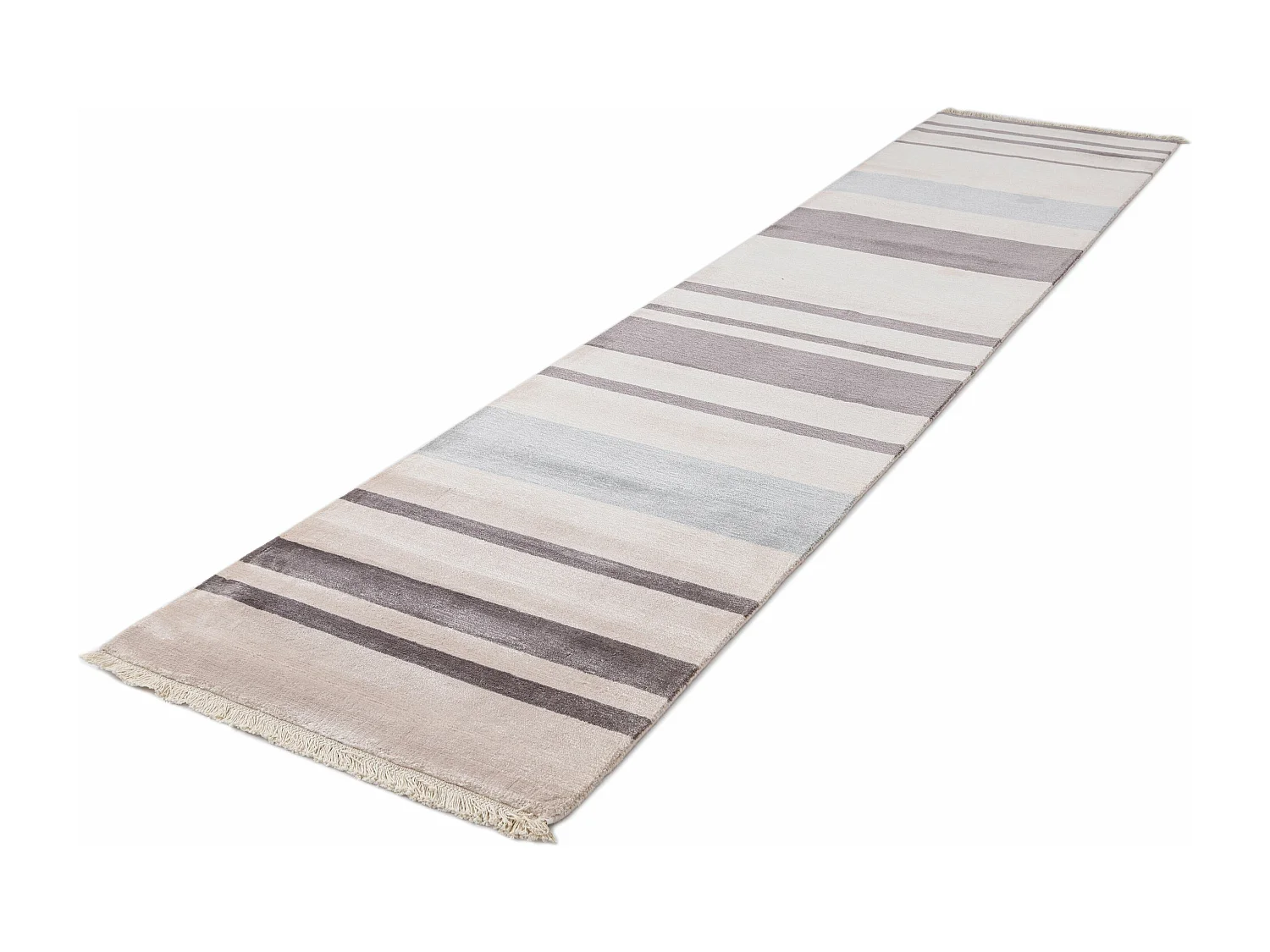 Tappeto per corridoio in lana 81x386 rosa Darya