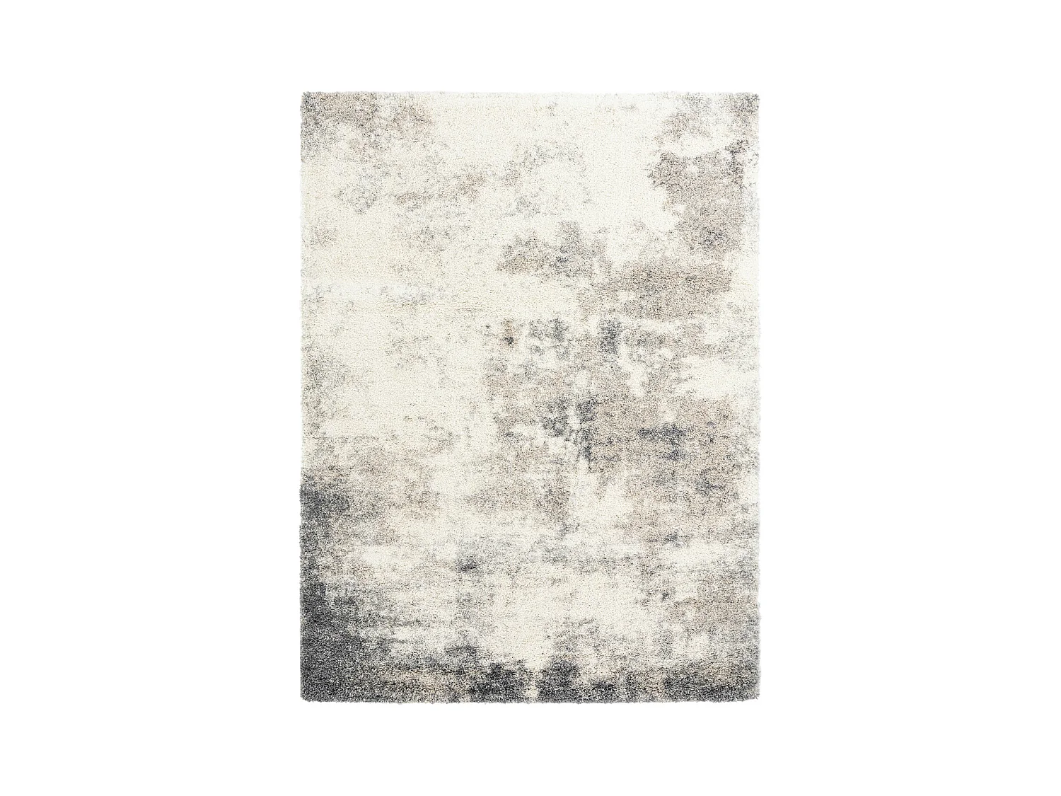 Hoogpolig tapijt 305x240 Beige - Grijs Lachen Haze