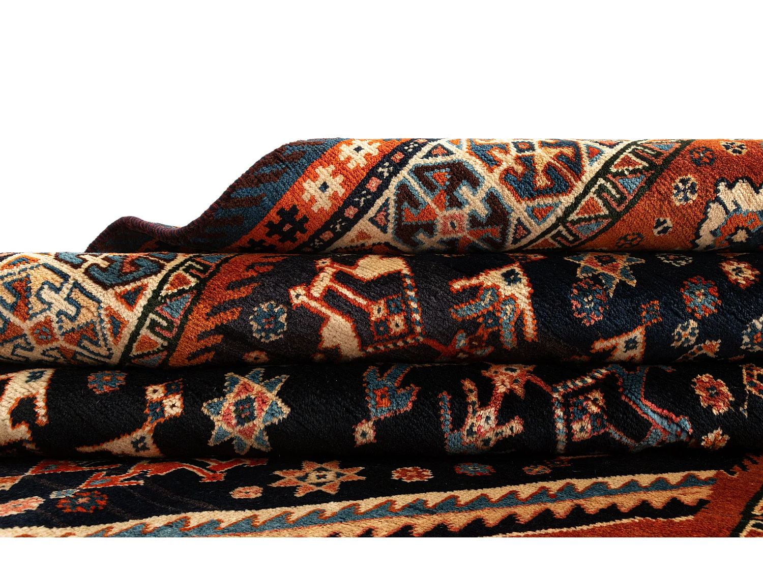 Tapis de laine 148x249 noir Ghashghai