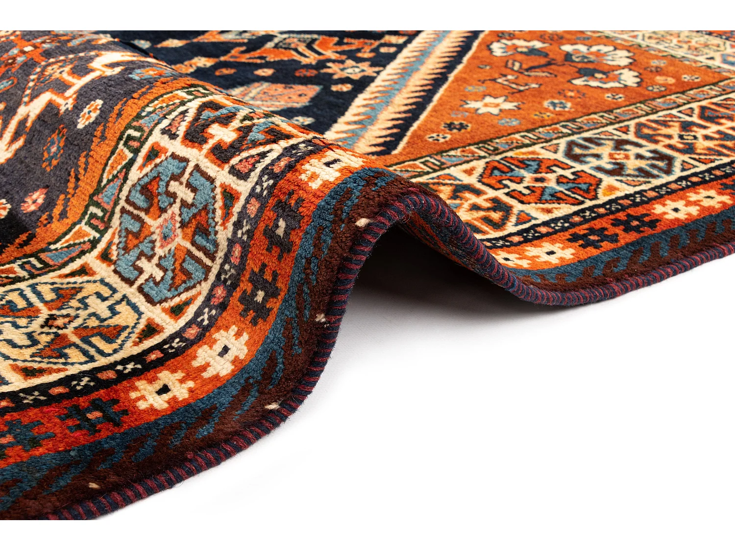 Tapis de laine 148x249 noir Ghashghai