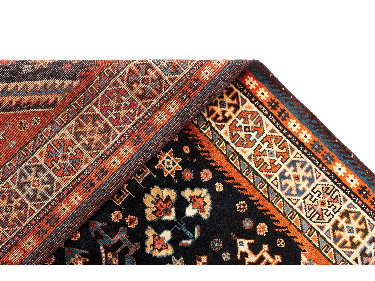 Tapis de laine 148x249 noir Ghashghai